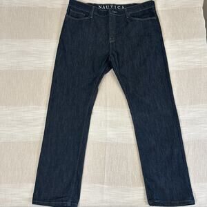 Nautica Men's Straight Fit Jeans Sz 38x32 (Actual 40x32 ) Denim Pants
